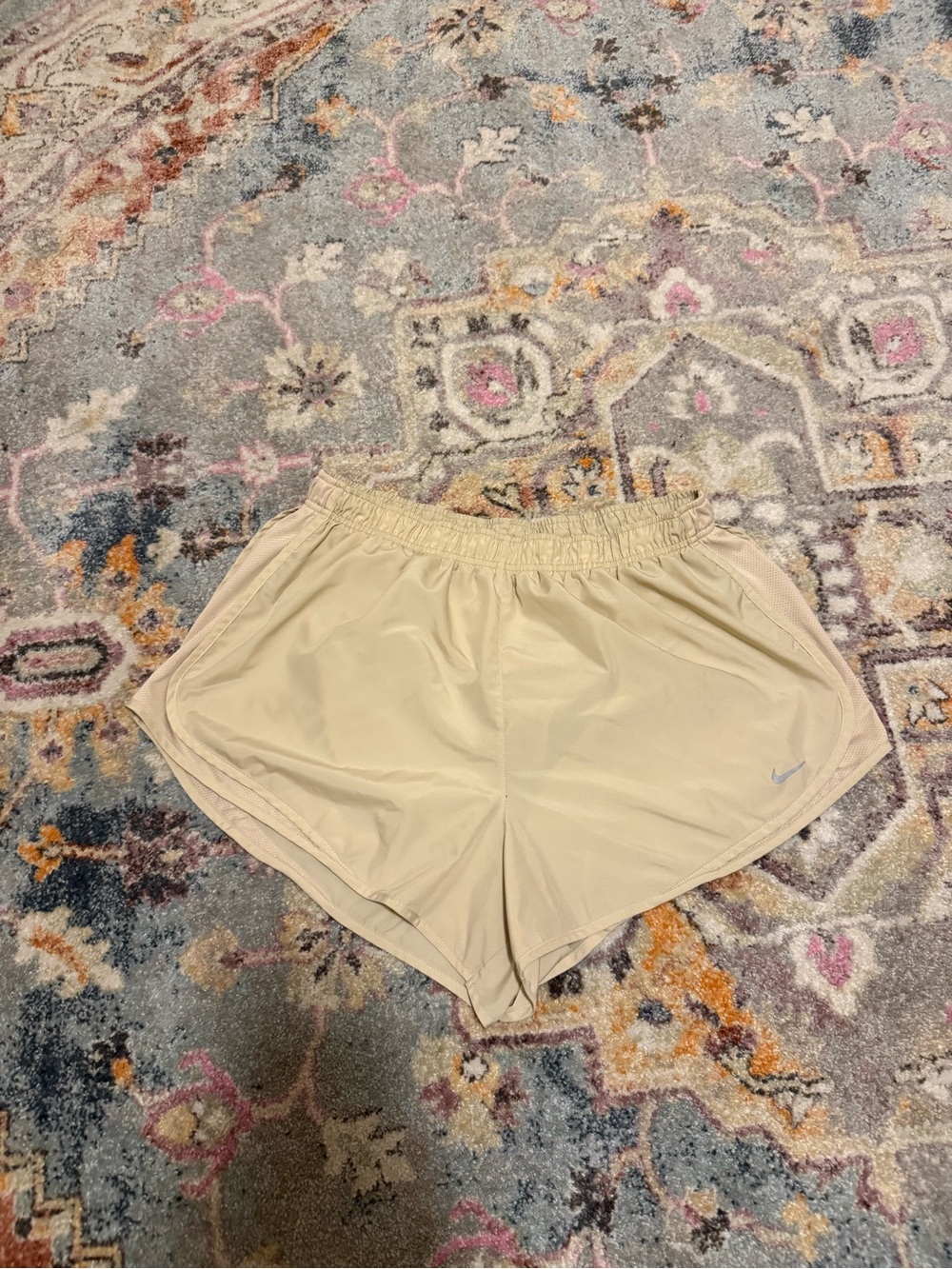 Nike Women’s Beige Athletic Running Shorts